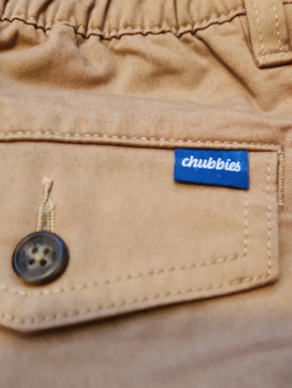 chubbies Men's Khaki Flat Front XXXL Shorts 5.5 Inseam BIG AND TALL